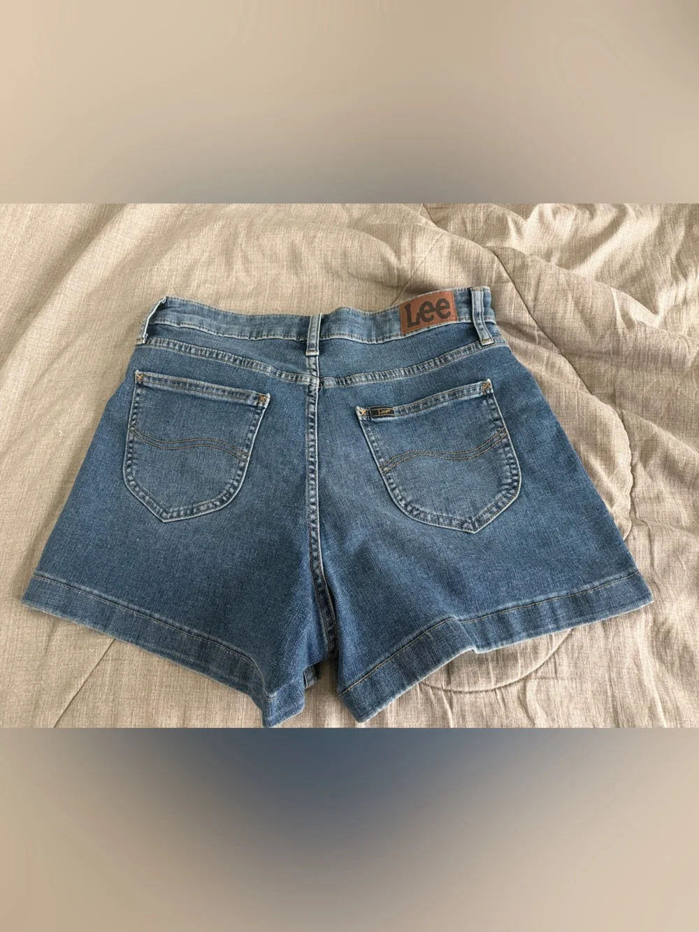 Lee Blue Denim Jean Shorts